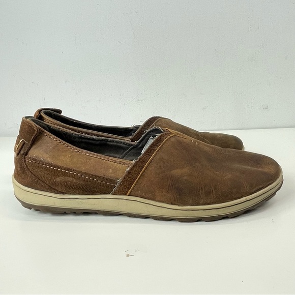 Merrell Ashland Slip on Shoes Women’s Brown Sugar Leather Loafers Size 10 - Picture 3 of 8